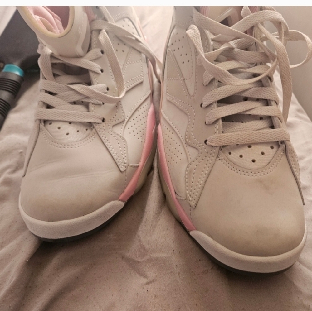 Women's Pink and White Sneakers Jodren Sneakers